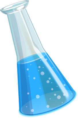 Decorative Laboratory Glassware Parallax Asset