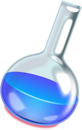 Decorative Laboratory Glassware Parallax Asset
